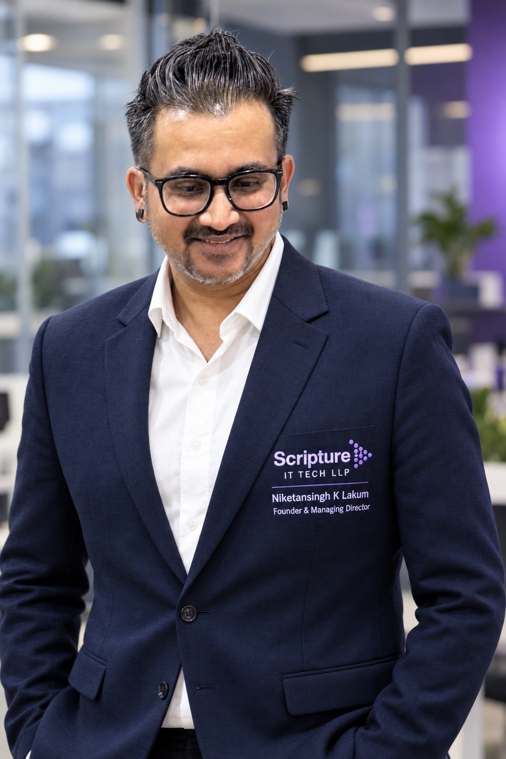 Niketansingh K Lakum – Founder of Scripture IT Tech LLP Niketansingh K Lakum, Founder and Managing Director of Scripture IT Tech LLP